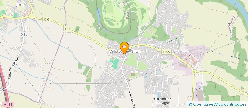 localisation de l'entreprise LES CLASSES  VILLETTE-D'ANTHON