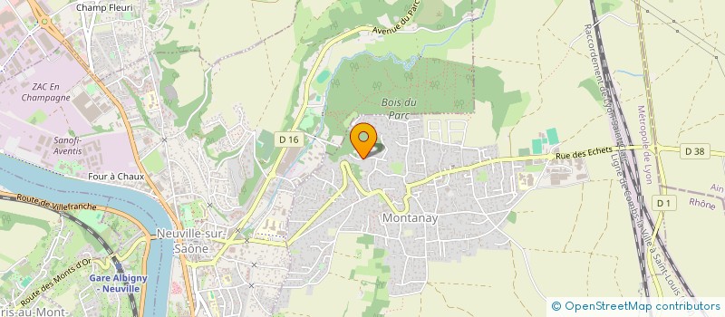 localisation de l'entreprise LES CLASSES EN 5 DE MONTANAY  MONTANAY
