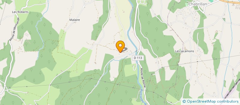 localisation de l'entreprise LES CLAUX  GRANE