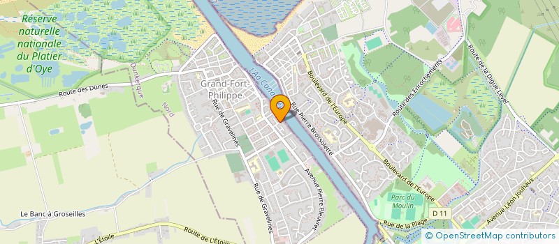 localisation de l'entreprise LES CLEALINES DE GFP  GRAND-FORT-PHILIPPE