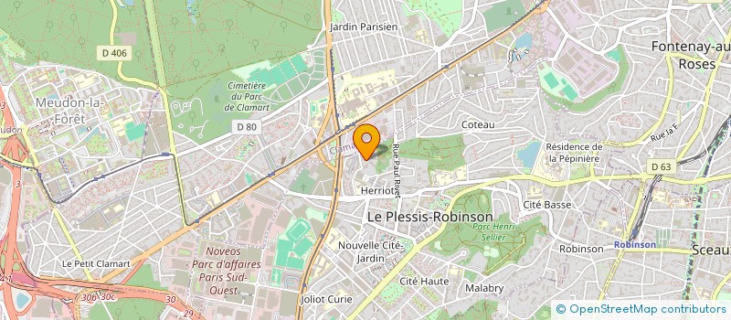 localisation de l'entreprise LES CLEFS 2 SOL à LE PLESSIS-ROBINSON