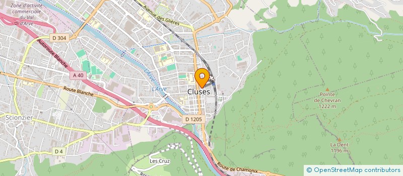 localisation de l'entreprise LES CLEFS  CLUSES