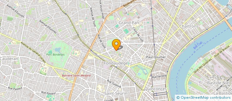 localisation de l'entreprise LES CLEFS D'ALIENOR à BORDEAUX