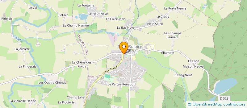 localisation de l'entreprise LES CLEFS D'EVIDENCE à SAINT-SULPICE-LA-FORET