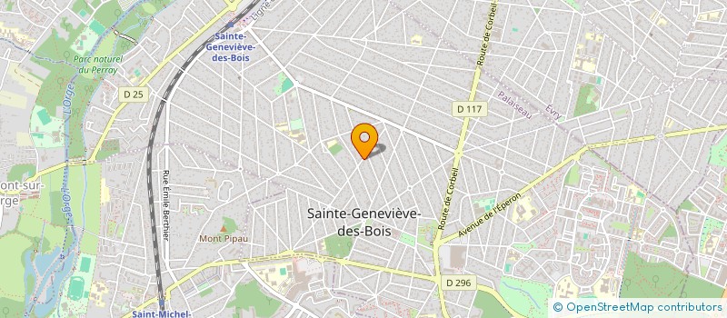 localisation de l'entreprise LES CLEFS DE CHEZ MOI à SAINTE-GENEVIEVE-DES-BOIS