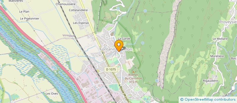 localisation de l'entreprise LES CLEFS DE L'AVENTURE  FONTANIL-CORNILLON