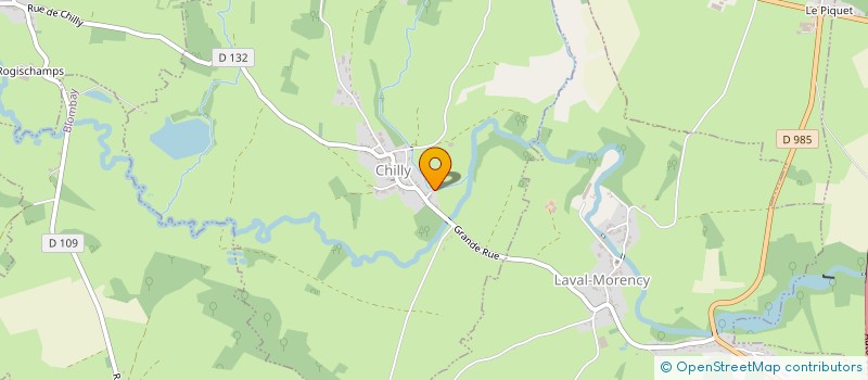 localisation de l'entreprise LES CLEFS DE NOEVA  CHILLY