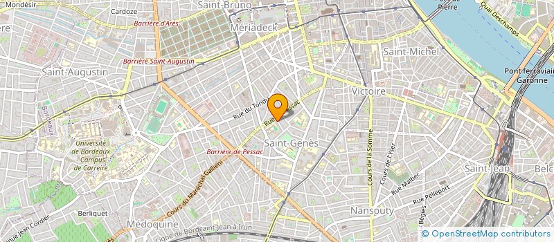 localisation de l'entreprise LES CLEFS DE SAINT PIERRE  BORDEAUX