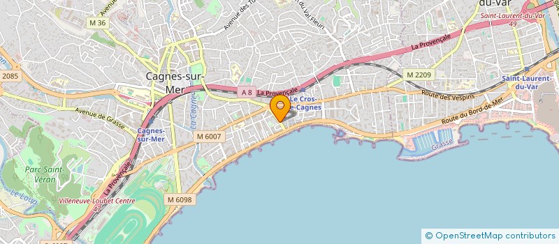 localisation de l'entreprise LES CLEFS DE SAINT PIERRE  MANDRES-LES-ROSES