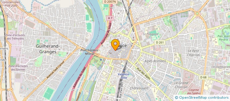 localisation de l'entreprise LES CLEFS DU 51 à VALENCE