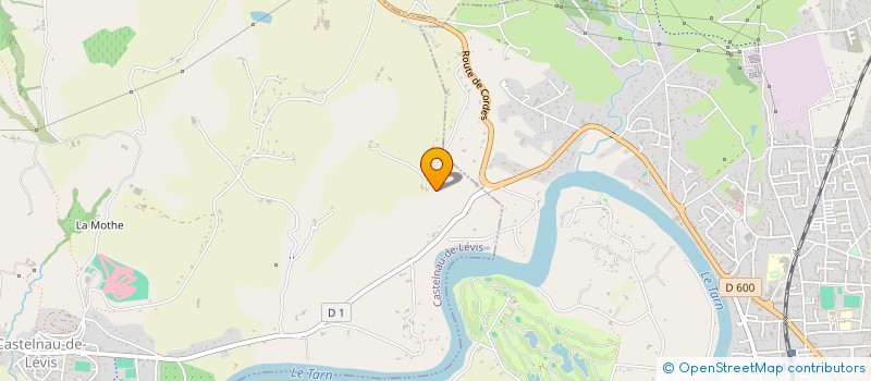 localisation de l'entreprise LES CLEFS DU BONHEUR  CASTELNAU-DE-LEVIS