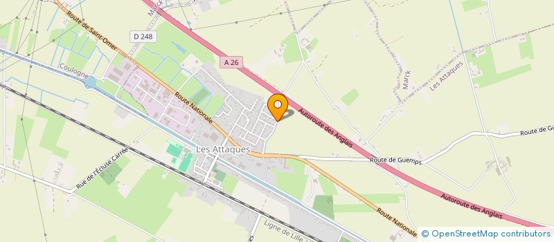 localisation de l'entreprise LES CLEFS DU BONHEUR  LES ATTAQUES