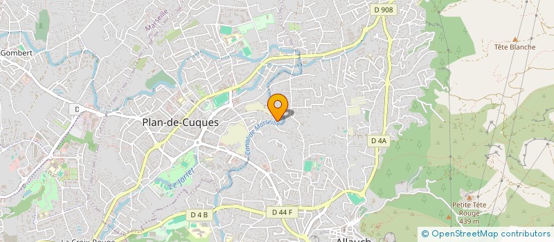 localisation de l'entreprise LES CLEFS DU CREDIT  PLAN-DE-CUQUES