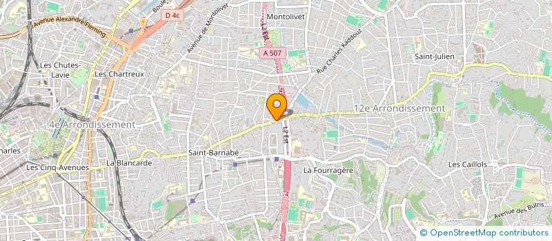 localisation de l'entreprise LES CLEFS DU THEATRE à MARSEILLE