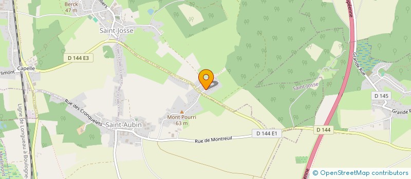 localisation de l'entreprise LES CLEFS DU TRIANGLE D'OR CONSULTING  SAINT-JOSSE