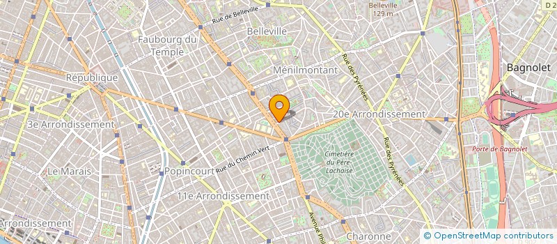 localisation de l'entreprise LES CLEFS TRANSACTIONS IMMOBILIERES  PARIS