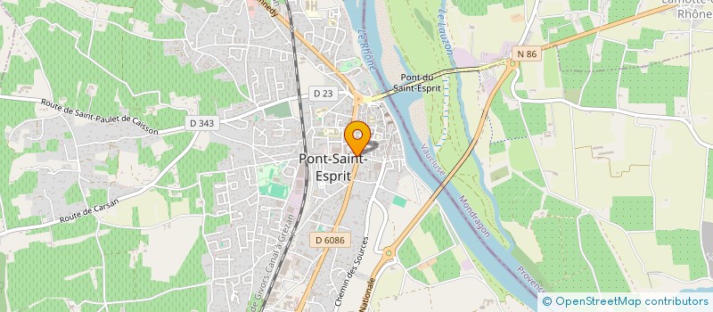 localisation de l'entreprise LES CLEM'S à PONT-SAINT-ESPRIT
