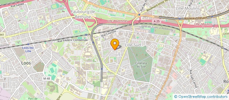 localisation de l'entreprise LES CLEMATITES à LILLE