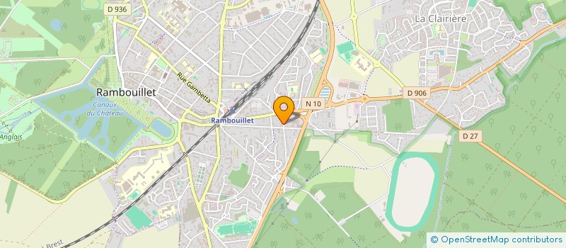 localisation de l'entreprise LES CLEMATITES  RAMBOUILLET