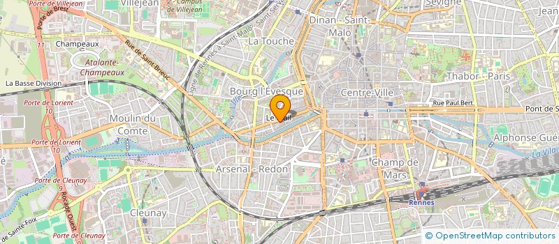 localisation de l'entreprise LES CLEMATITES  RENNES
