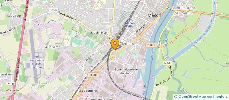 localisation de l'entreprise LES CLEMENTINES à MACON