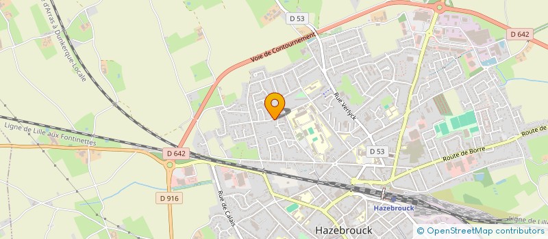 localisation de l'entreprise LES CLEOTIS  HAZEBROUCK