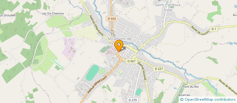 localisation de l'entreprise LES CLES à MIRAMONT-DE-GUYENNE