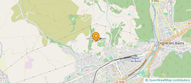 localisation de l'entreprise LES CLES DE DIGNE à DIGNE-LES-BAINS