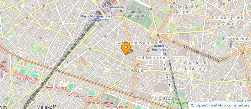 localisation de l'entreprise LES CLES DE L'HARMONIE  PARIS