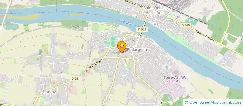 localisation de l'entreprise LES CLES DE L'IMMO à JARGEAU