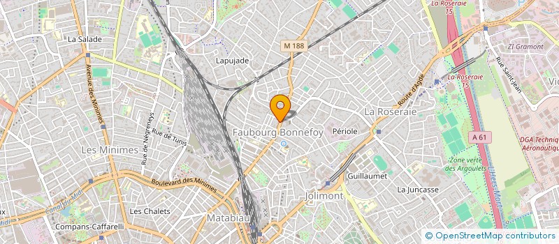 localisation de l'entreprise LES CLES DE L'UNION à TOULOUSE