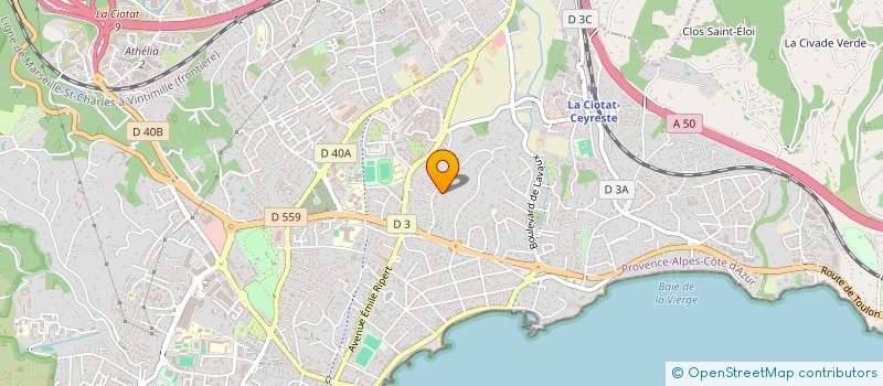 localisation de l'entreprise LES CLES DE LA COMPETENCE à LA CIOTAT