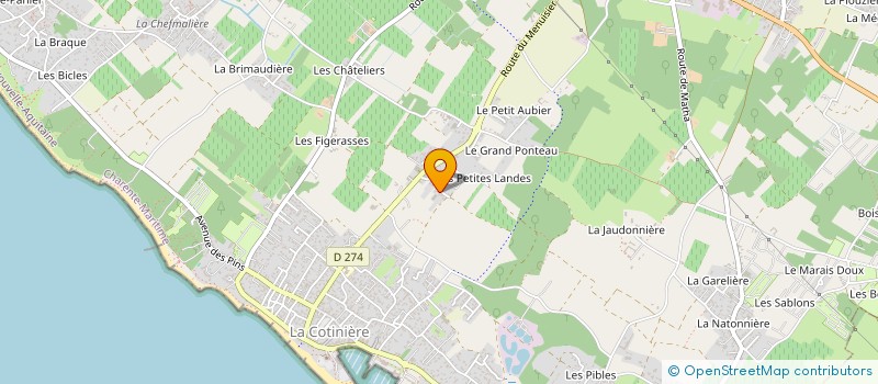 localisation de l'entreprise LES CLES DE LA LUMINEUSE à SAINT-GEORGES-D'OLERON