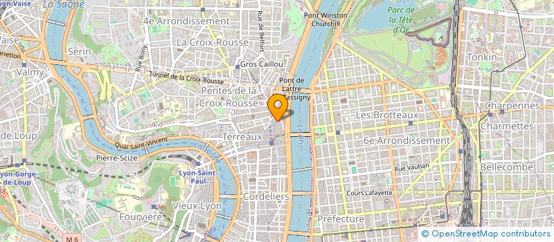 localisation de l'entreprise LES CLES DE LA LUNE à LYON