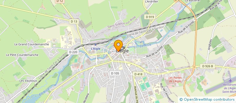 localisation de l'entreprise LES CLES DE LA MEDIATION ANIMALE à L AIGLE