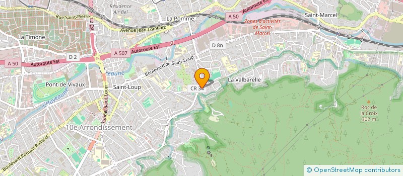 localisation de l'entreprise LES CLES DE LA REUSSITE à MARSEILLE