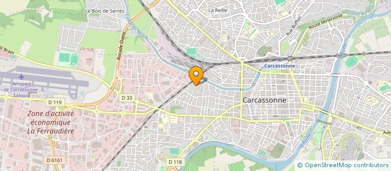 localisation de l'entreprise LES CLES DE LAURE  MALVES-EN-MINERVOIS