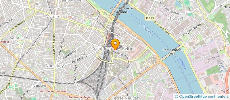 localisation de l'entreprise LES CLES DE MARSEILLE  BORDEAUX