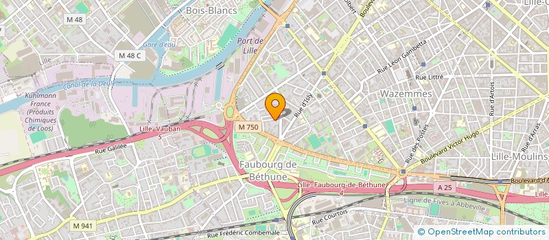 localisation de l'entreprise LES CLES DE MATHILDE à LILLE