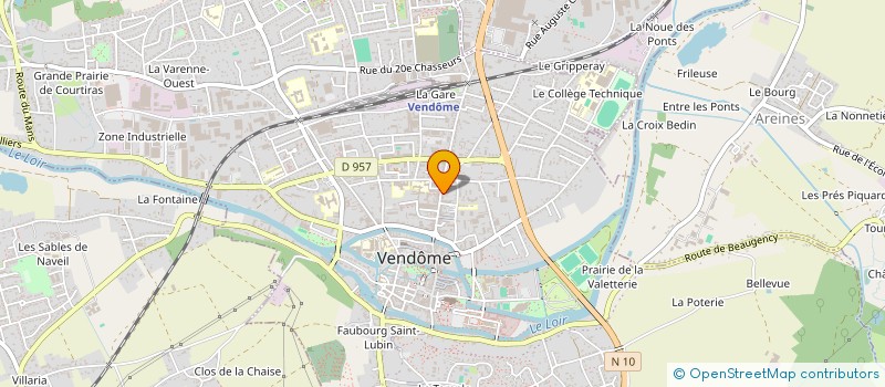 localisation de l'entreprise LES CLES DE VENDOME  VENDOME