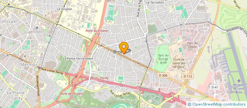 localisation de l'entreprise LES CLES DE VOTRE CHANGEMENT FORMATION  BRON