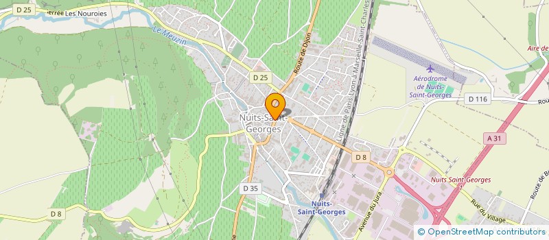 localisation de l'entreprise LES CLES DE VOUTE à NUITS-SAINT-GEORGES