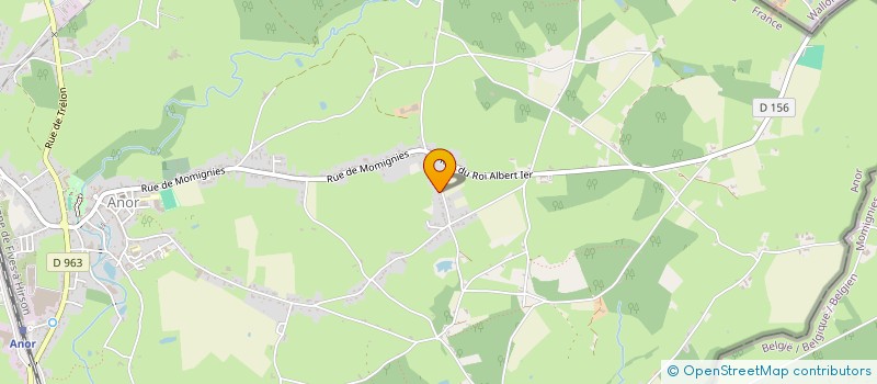 localisation de l'entreprise LES CLES DES JARDINS  ANOR