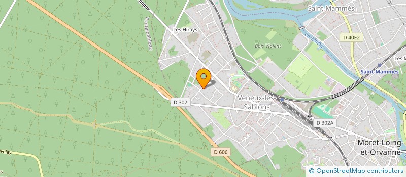 localisation de l'entreprise LES CLES DES LYS  MORET-LOING-ET-ORVANNE