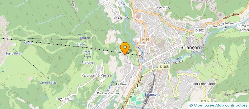 localisation de l'entreprise LES CLES DES PISTES OU DU PORT ?  PUY-SAINT-PIERRE