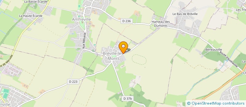 localisation de l'entreprise LES CLES DU BONHEUR  BREVILLE-LES-MONTS