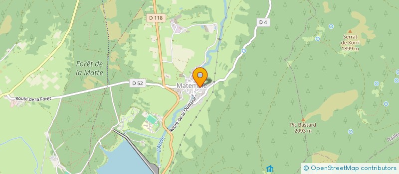 localisation de l'entreprise LES CLES DU CAPCIR  MATEMALE