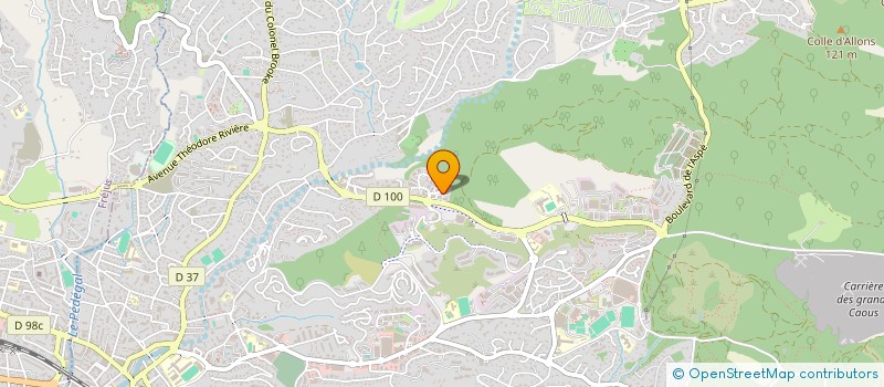 localisation de l'entreprise LES CLES DU FINANCEMENT à SAINT-RAPHAEL