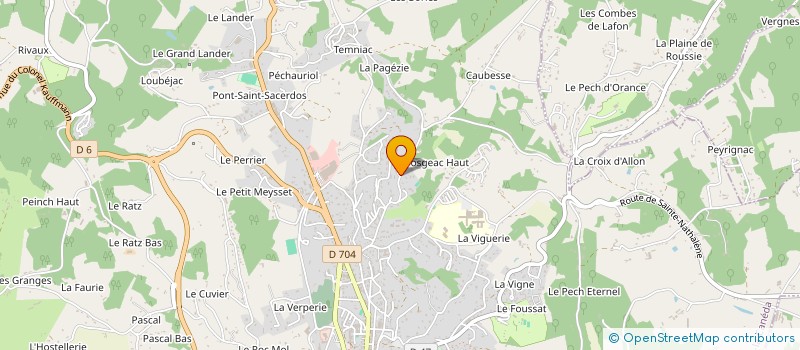 localisation de l'entreprise LES CLES DU PARADIS à SARLAT-LA-CANEDA