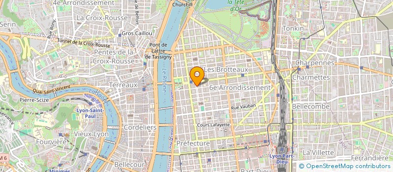 localisation de l'entreprise LES CLES DU PRIEURE  LYON